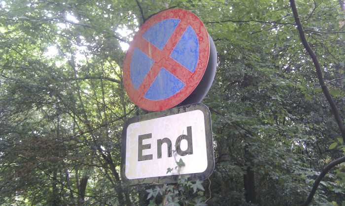 The End signpost - why i gave up my job