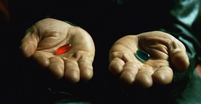 red pill blue pill