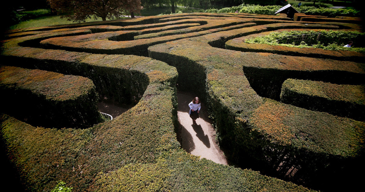 Hampton Court Maze Welcomes Visitors During The Bank Holiday Weekend